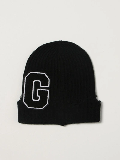 Shop Mauro Grifoni Bobble Hat With Patch In Black