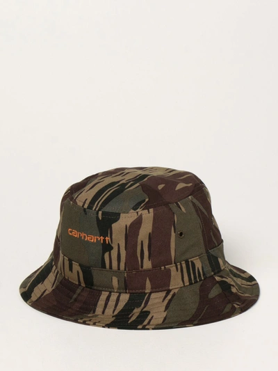 Shop Carhartt Camouflage Fisherman Hat In Military