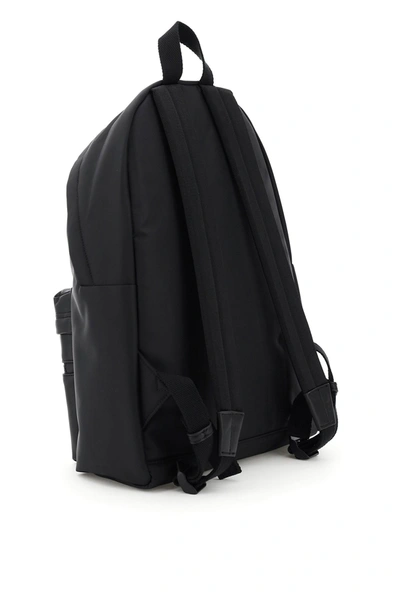 Shop A.p.c. Camden Faux Leather And Nylon Backpack In Black