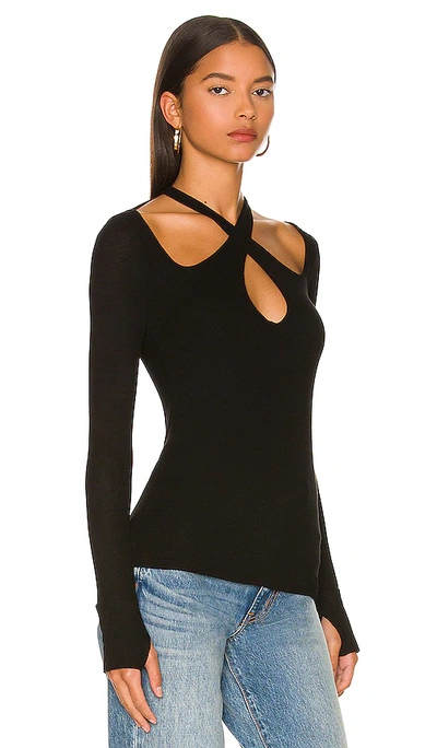 Shop Michael Lauren Gael Top In Black