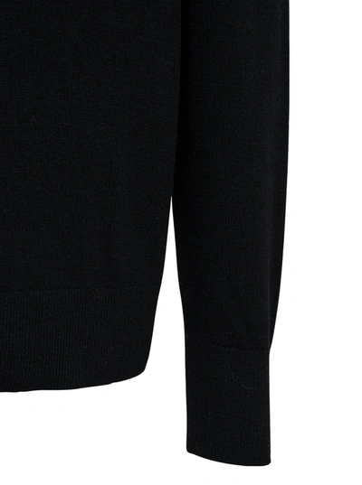 Shop Michael Michael Kors Black Wool Sweater With Cut-out Detail