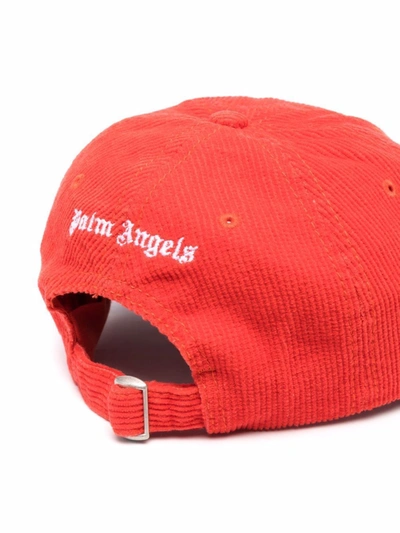 Shop Palm Angels Hats Red