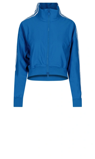 Shop Adidas Originals Track Jacket In Blue