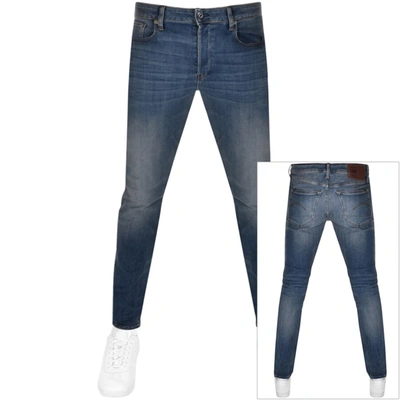 G-star G Star Raw 3301 Slim Fit Jeans Mid Wash Blue | ModeSens