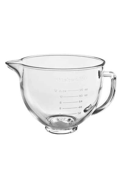 Shop Kitchenaid 5-quart Glass Bowl In Clear