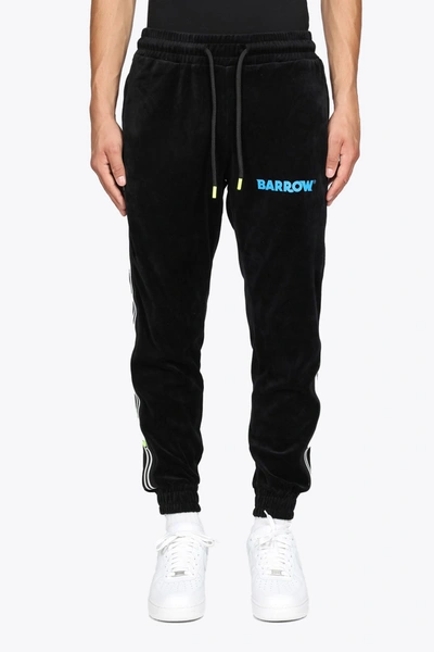 Shop Barrow Terry Cloth Pants In Nero