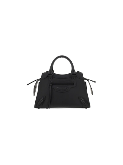 Shop Balenciaga Neo Classic City S Bag In Black