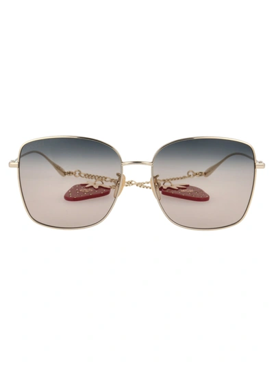 Shop Gucci Gg1030sk Sunglasses In 005 Gold Gold Pink