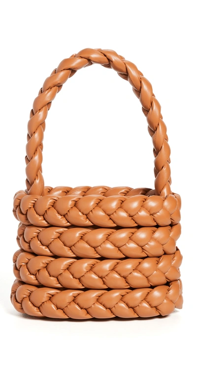 Shop A.w.a.k.e. Elea Handbag In Caramel