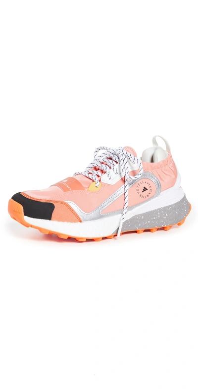 Shop Adidas By Stella Mccartney Asmc Outdoorboost 2.0 Cold. Rdy Sneakers In Duscla/ftwwht/sigorg