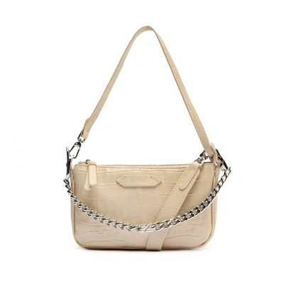 Shop Schutz Crossbody Emmy Handbag In Eggshell