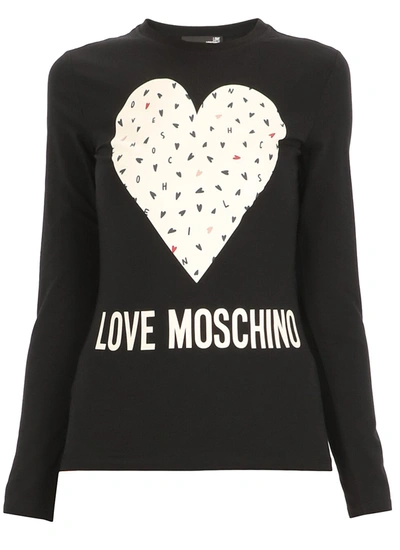 Shop Love Moschino Sweaters Black In Nero