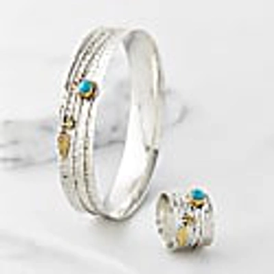 Charlotte's Web Jewellery Turquoise Secret Garden Bangle In Garden
