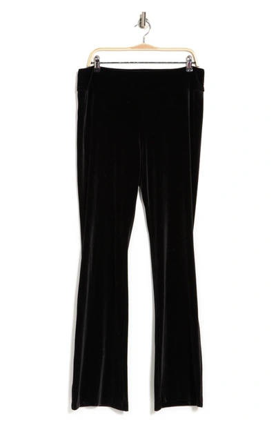 Shop Nicole Miller Velvet Pant In Black