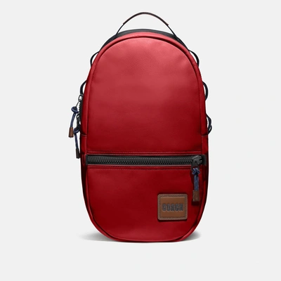 Shop Coach Pacer Backpack With Patch In Red