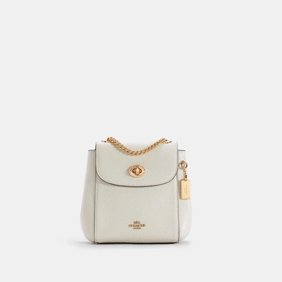 Coach Women's Convertible Mini Backpack In Gold/chalk | ModeSens