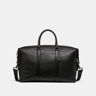 Shop Coach Trekker Bag In Black