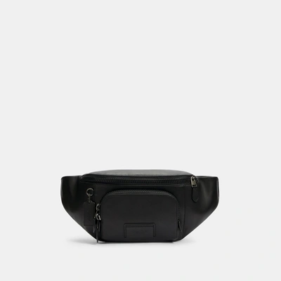 Shop Coach Track Belt Bag In Black