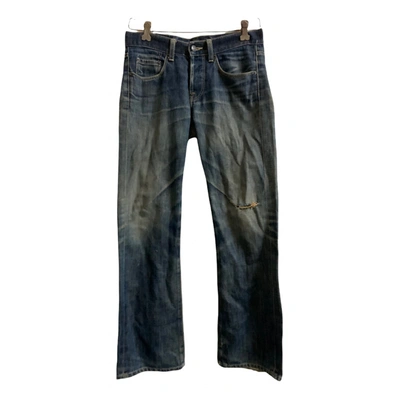 Pre-owned Gola Straight Jeans In Blue