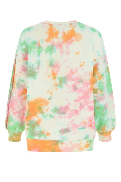 Shop Chiara Ferragni Multicolor Cotton Oversize Sweatshirt  Multicoloured  Donna S