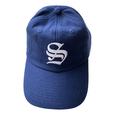 Pre-owned Sporty And Rich Wool Cap In Blue
