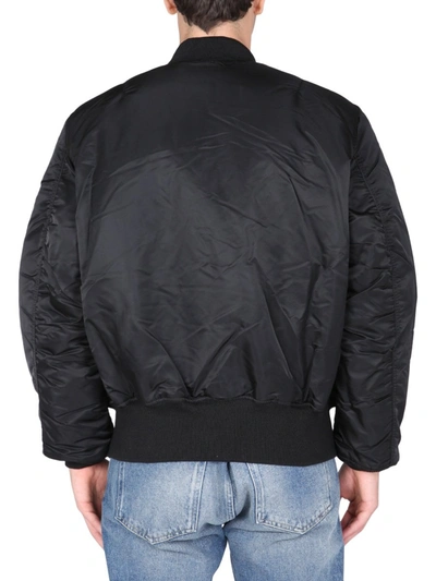 Shop Alpha Industries "ma-1" Bomber In Black