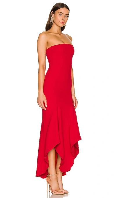Lovers & Friends Urgonia Gown In 鲜红
