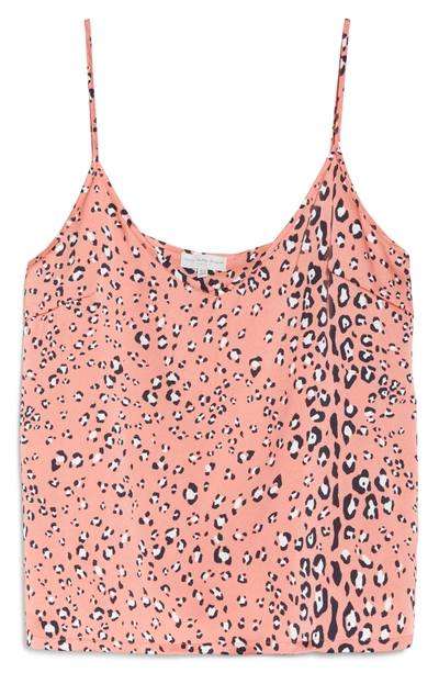 Shop Never Fully Dressed Coral Leopard Print Camisole