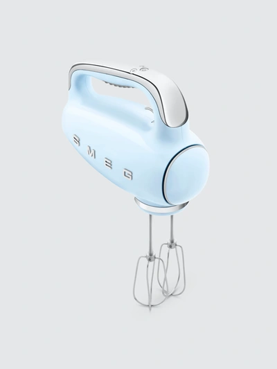 Smeg 50's Retro-Style Hand Mixer In Pastel Blue - HMF01PBUS