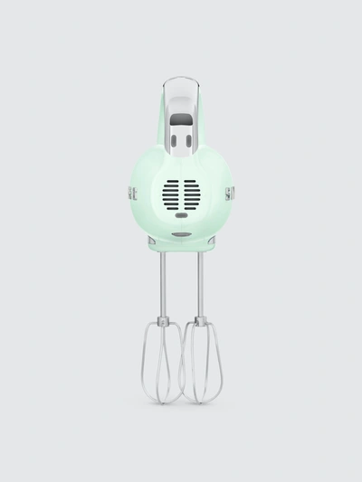 Shop Smeg Electric Hand Mixer In Pastel Green