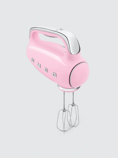 Shop Smeg Hand Mixer In Pink
