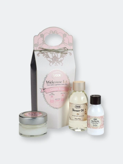 Sabon Welcome Kit Green Rose | ModeSens