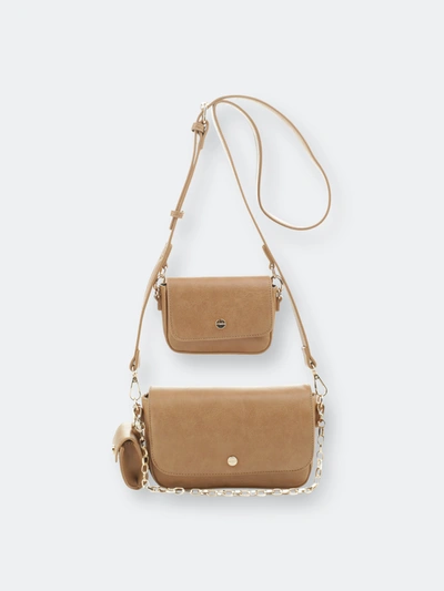 Shop Mali + Lili Maddie 3 Pc Convertible Crossbody Bag In Brown