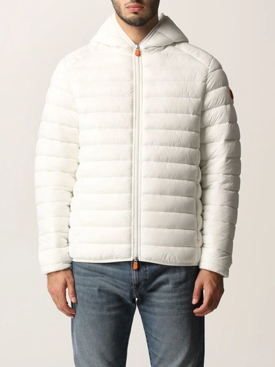 Shop Save The Duck Jacket  Men Color White