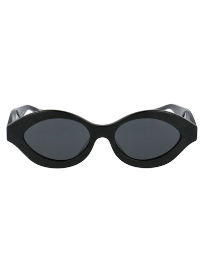 Shop Alain Mikli Sunglasses In 003/87 Noir Mikli