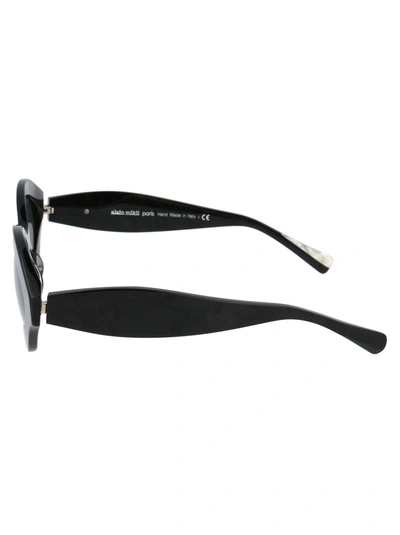 Shop Alain Mikli Sunglasses In 003/87 Noir Mikli