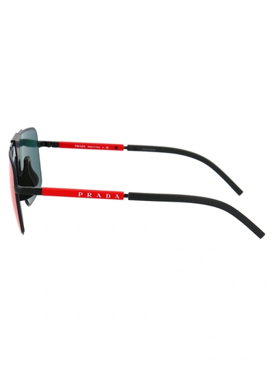 Shop Prada Sunglasses In 1bo01m Matte Black