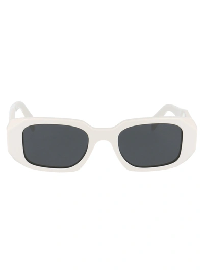 Shop Prada Eyewear Sunglasses In 1425s0 Talc