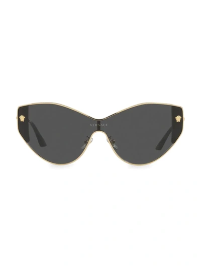 Shop Versace 47mm Cat Eye Sunglasses In Gold