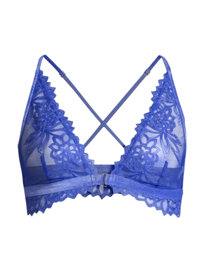 Free People Intimately Fp Amelie Lace Bralette In Dazzling Blue