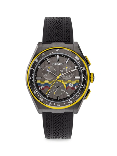 Shop Missoni M331 Ip Gunmetal Chronograph Watch