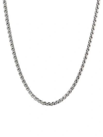 Shop David Yurman Men's Chain Sterling Silver Wheat Chain Necklace