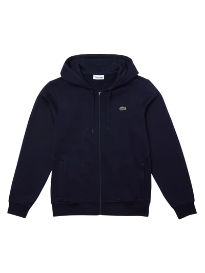 Lacoste Zip-up Hoodie Sweatshirt In Navy | ModeSens