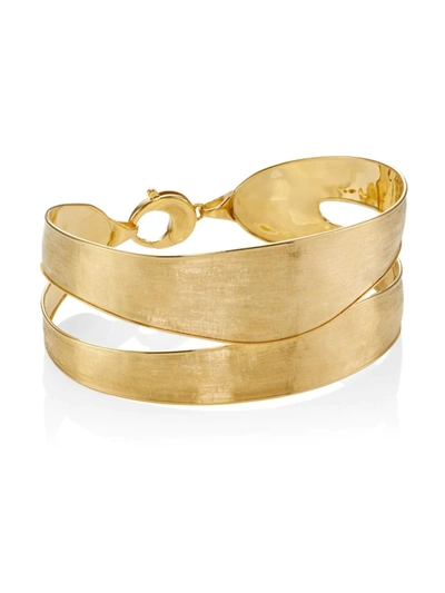 Shop Marco Bicego Women's Lunaria 18k Yellow Gold Split Bangle Bracelet