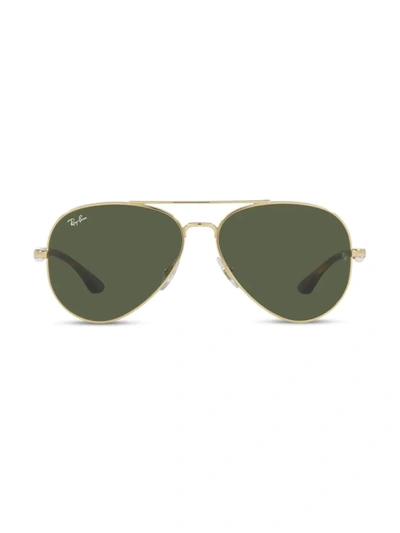 Shop Ray Ban Men's Rb3675 58mm Pilot Sunglasses In Arista