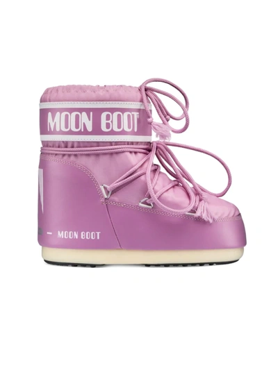 Shop Moon Boot Men's Unisex Icon Low 2 Snowboots In Pink