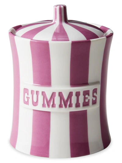 Shop Jonathan Adler Vice Gummies Canister In Purple White