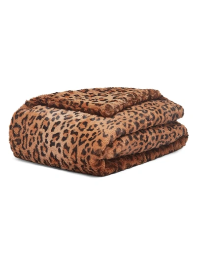 Shop Apparis Girl's Little Brady Blanket In Leopard