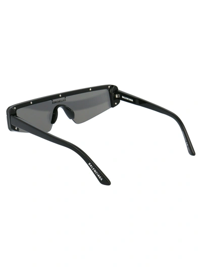Shop Balenciaga Sunglasses In 005 Black Black Silver