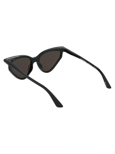 Shop Balenciaga Sunglasses In 001 Black Black Grey